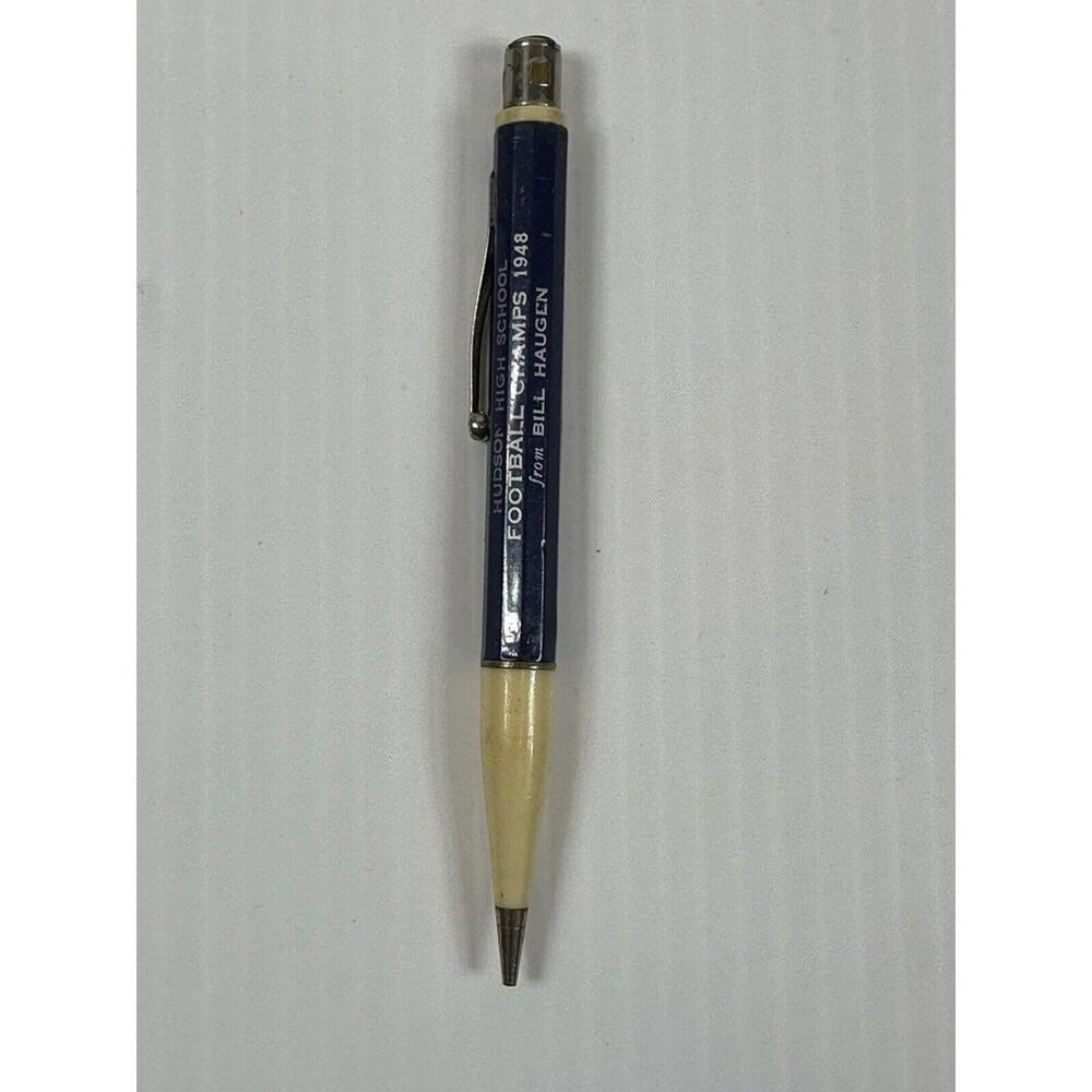 Vintage Hudson High Schools Football Champs 1948 Redipoint Mechanical Pencil